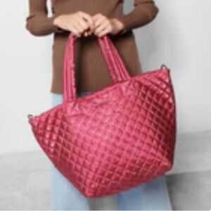 NWT MZ Wallace Deluxe Metro Tote - Peony Pearl